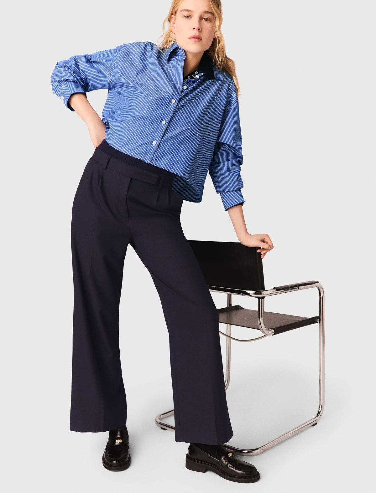 Wide-leg suit trousers | Maje