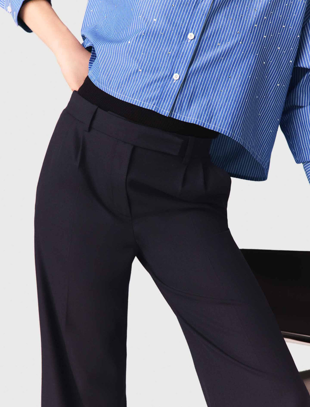 Wide-leg suit trousers | Maje