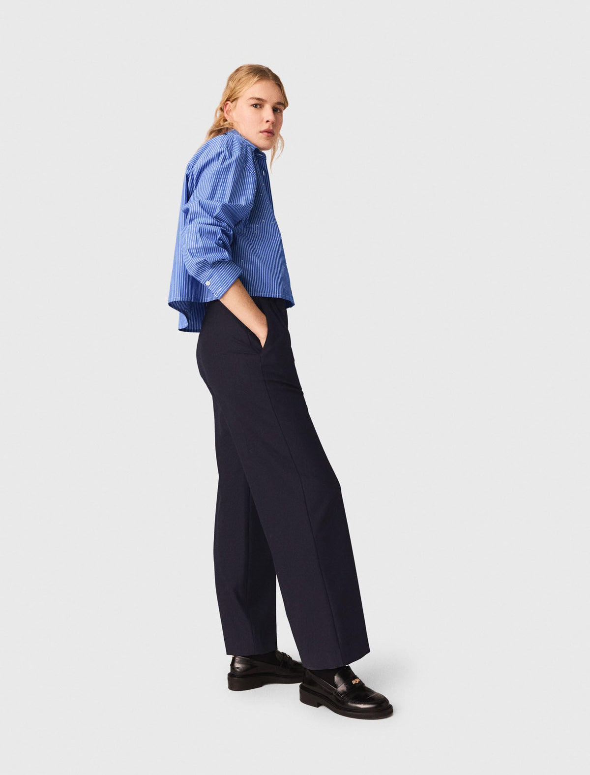 Wide-leg suit trousers | Maje