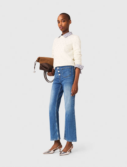 Denim jeans with pockets | Maje
