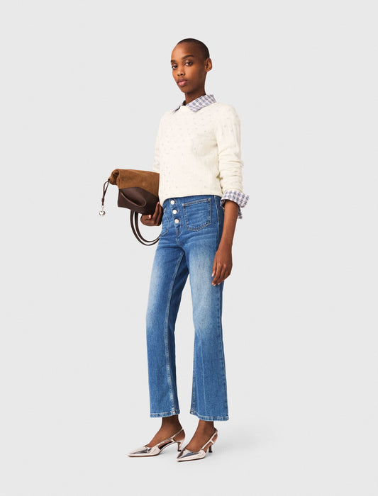 Denim jeans with pockets | Maje