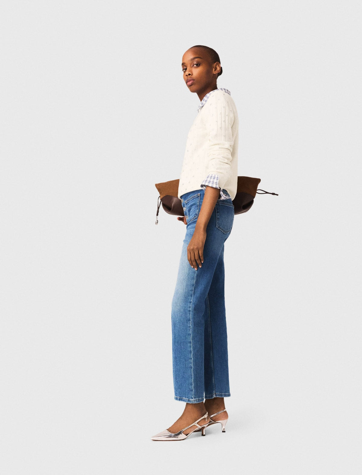 Denim jeans with pockets | Maje