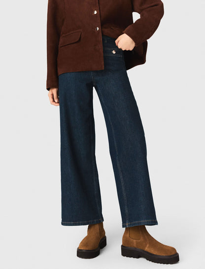 Wide jeans with patch pockets | Maje