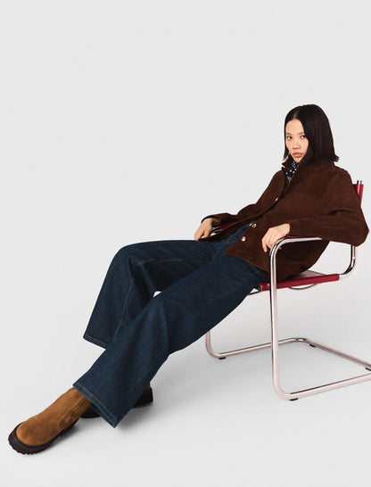 Wide jeans with patch pockets | Maje