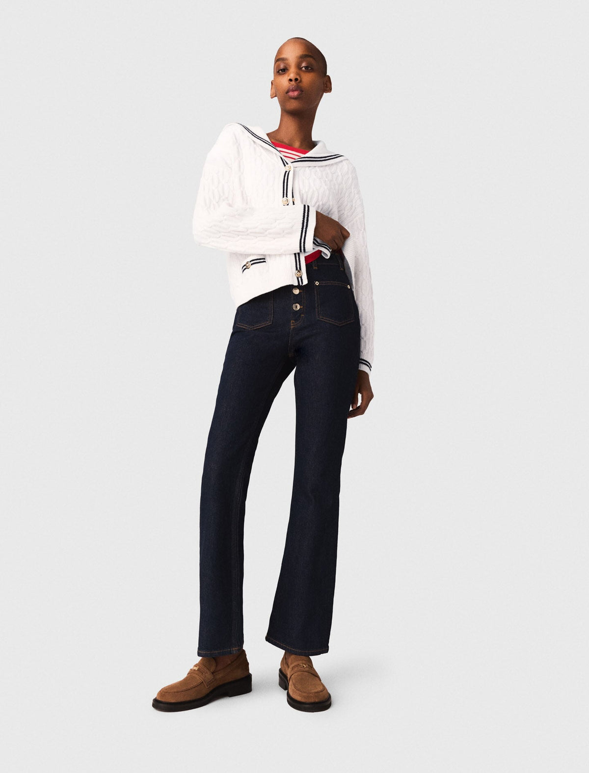 Denim jeans with pockets | Maje