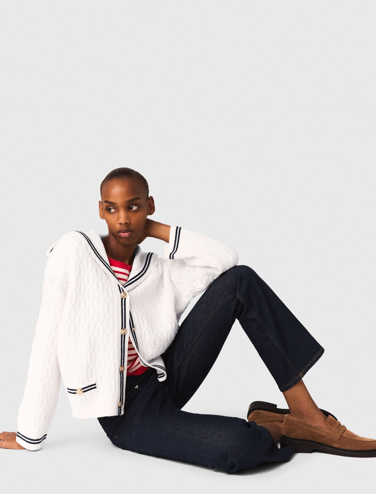 Denim jeans with pockets | Maje