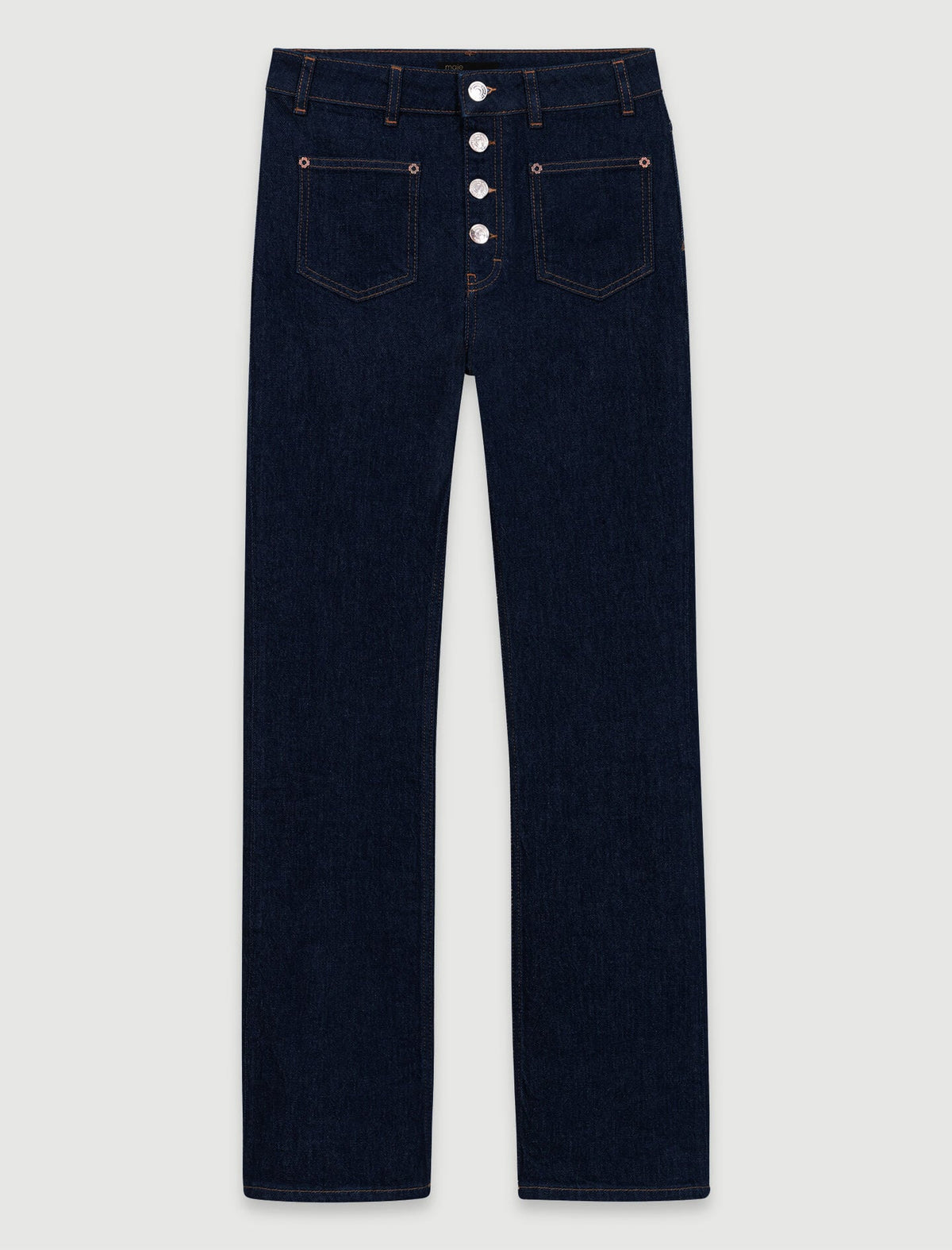 Denim jeans with pockets | Maje