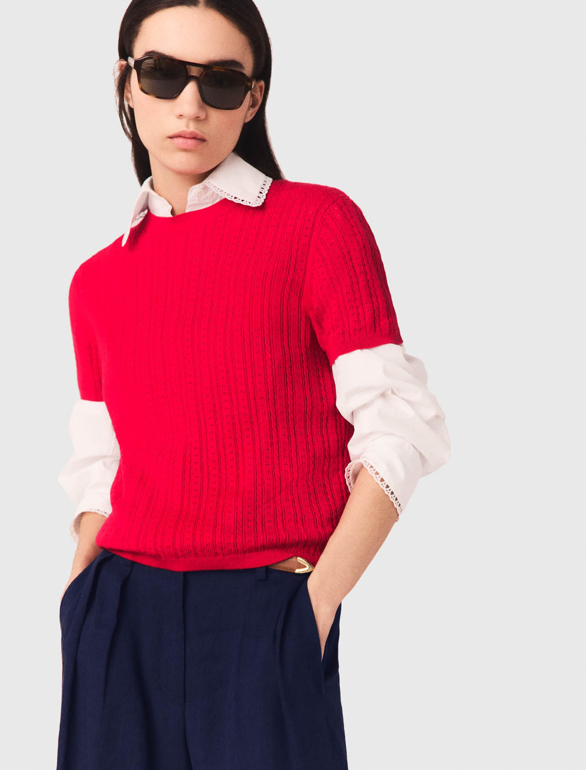 Round-neck sweater | Maje