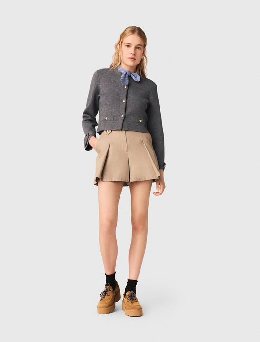 Cardigan with removable tie | Maje