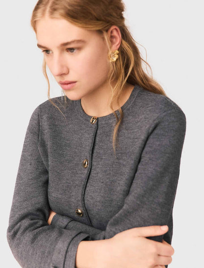 Cardigan with removable tie | Maje
