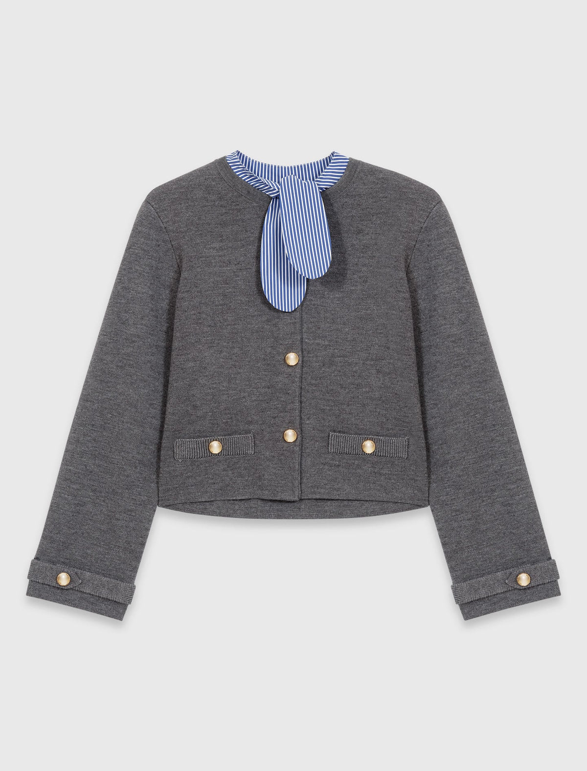 Cardigan with removable tie | Maje