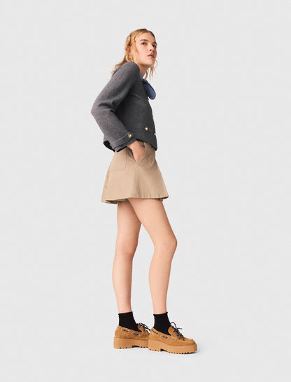 Cardigan with removable tie | Maje