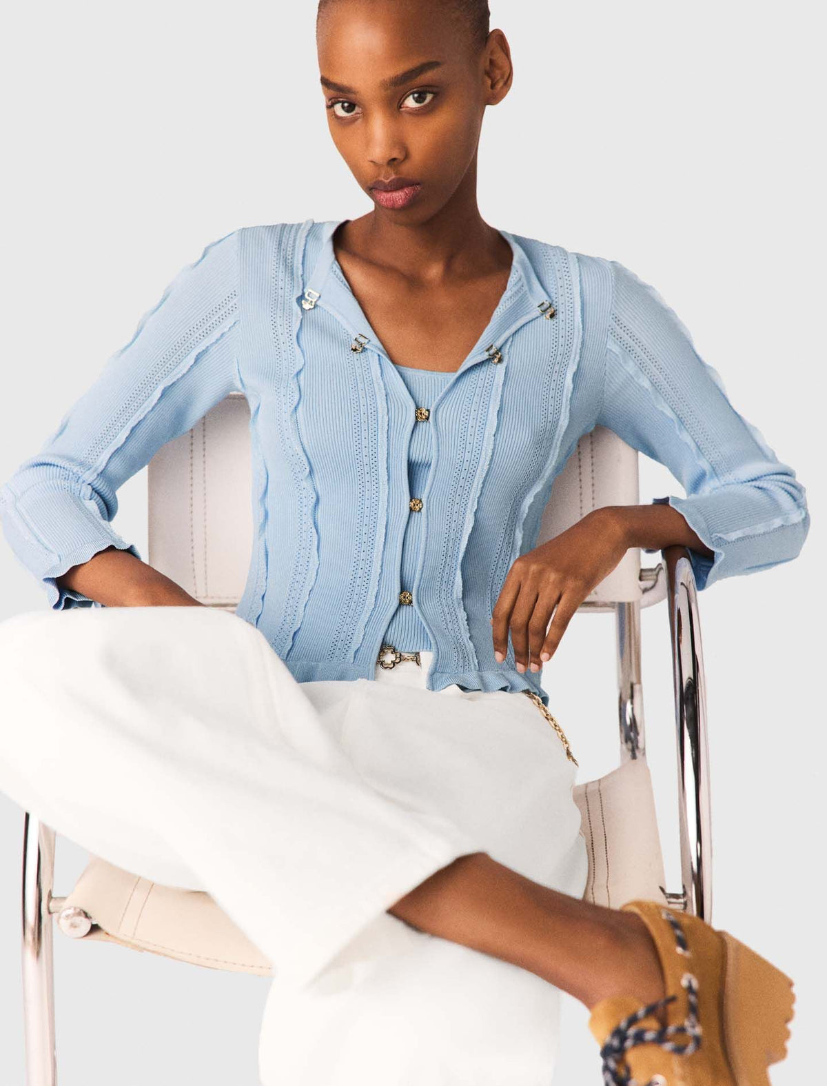2-in-1 cardigan | Maje