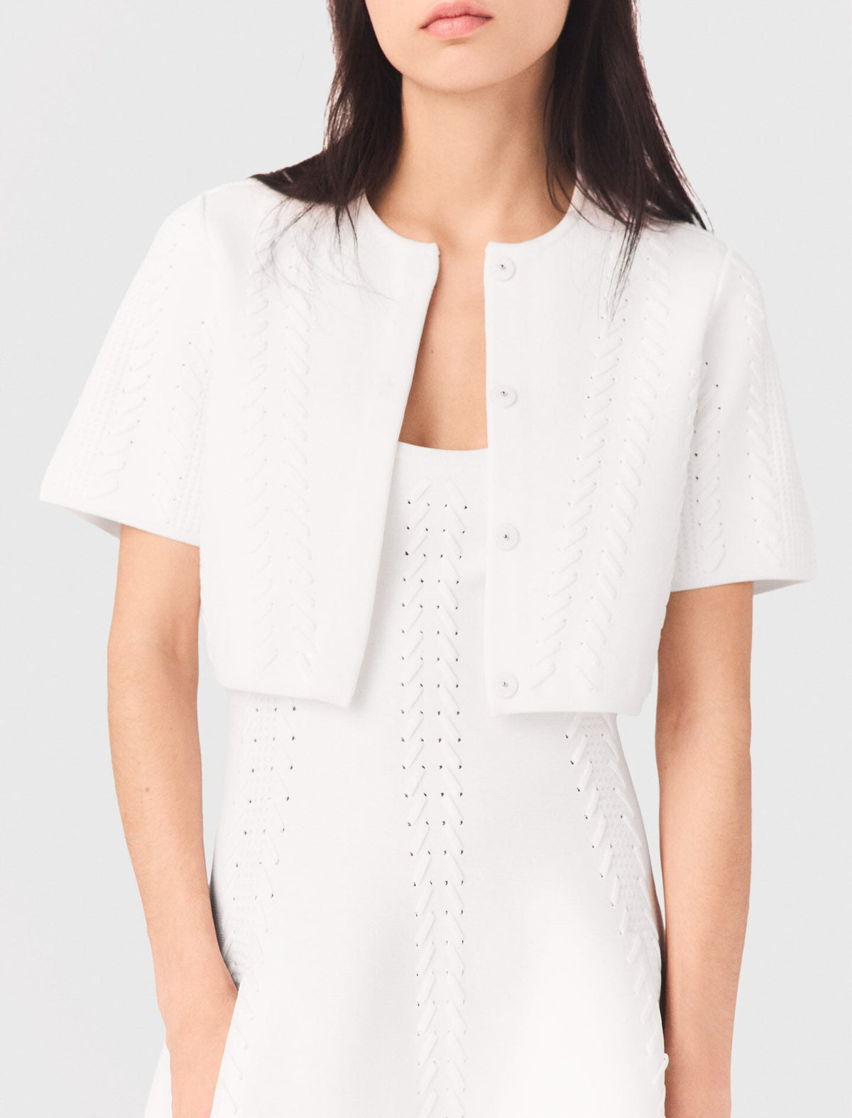Cropped cardigan | Maje