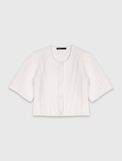 Cropped cardigan | Maje