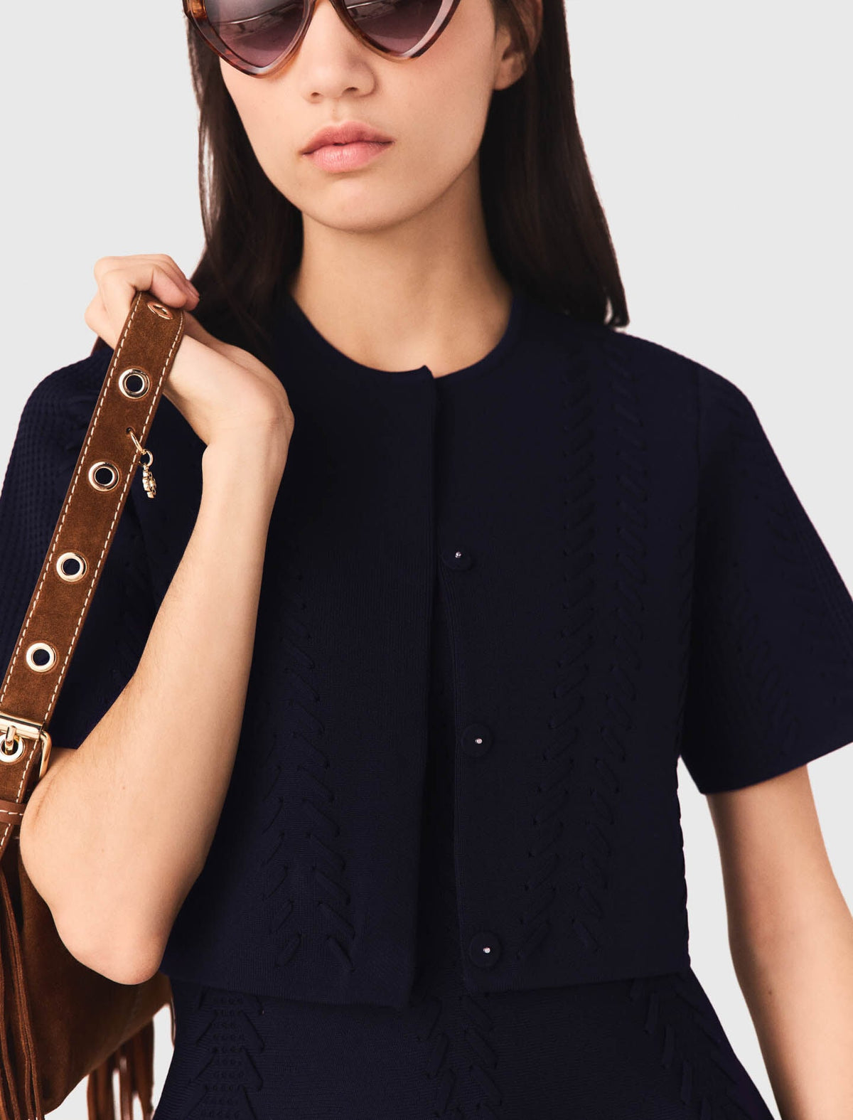 Cropped cardigan | Maje