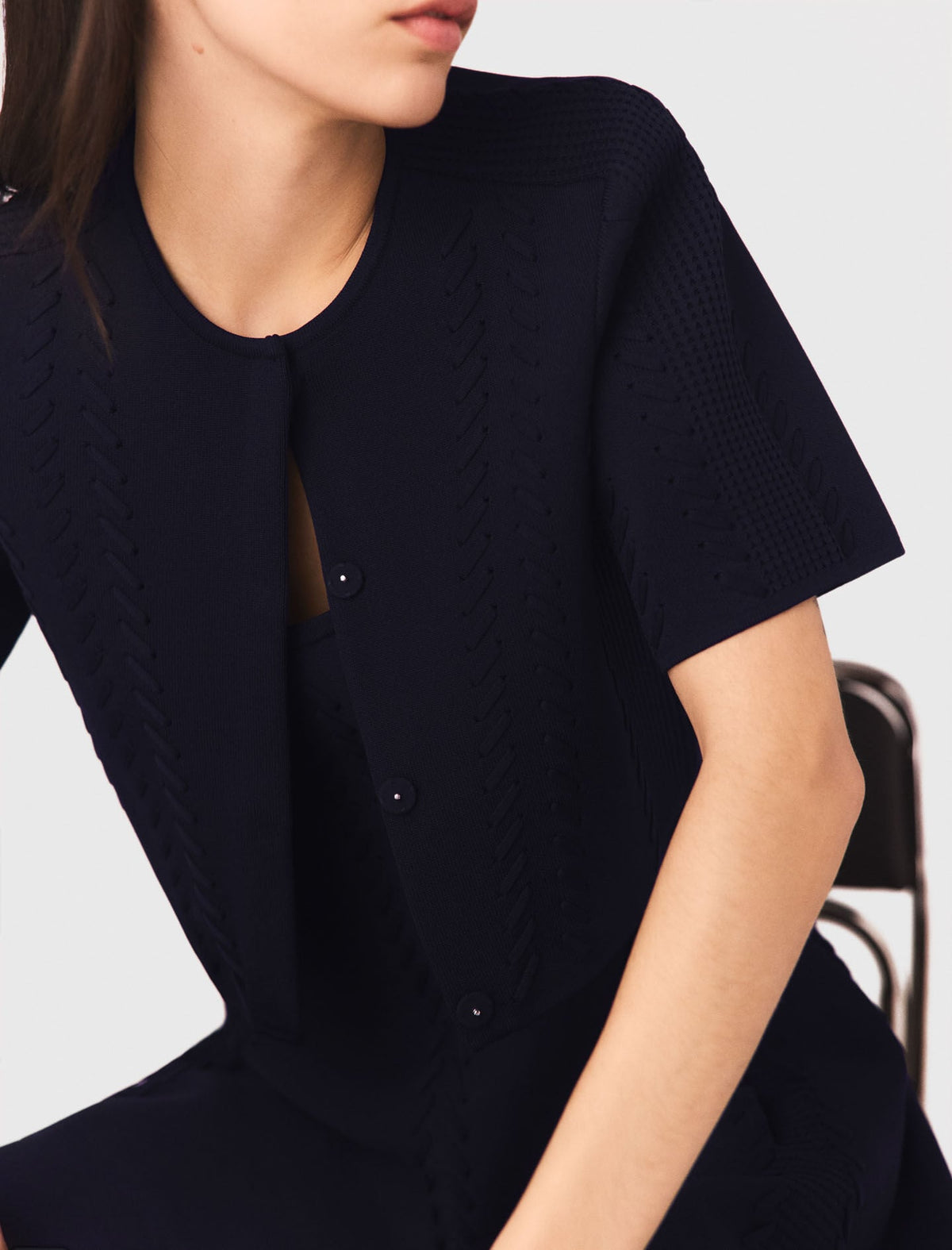 Cropped cardigan | Maje