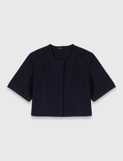 Cropped cardigan | Maje