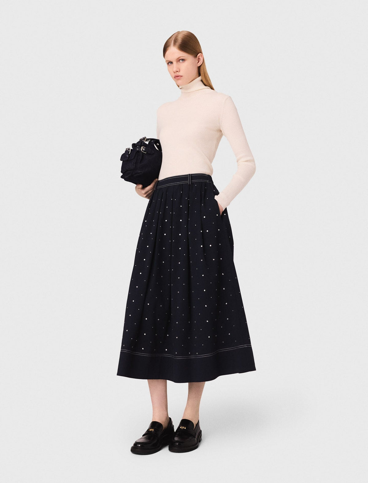 Wool and silk sweater | Maje