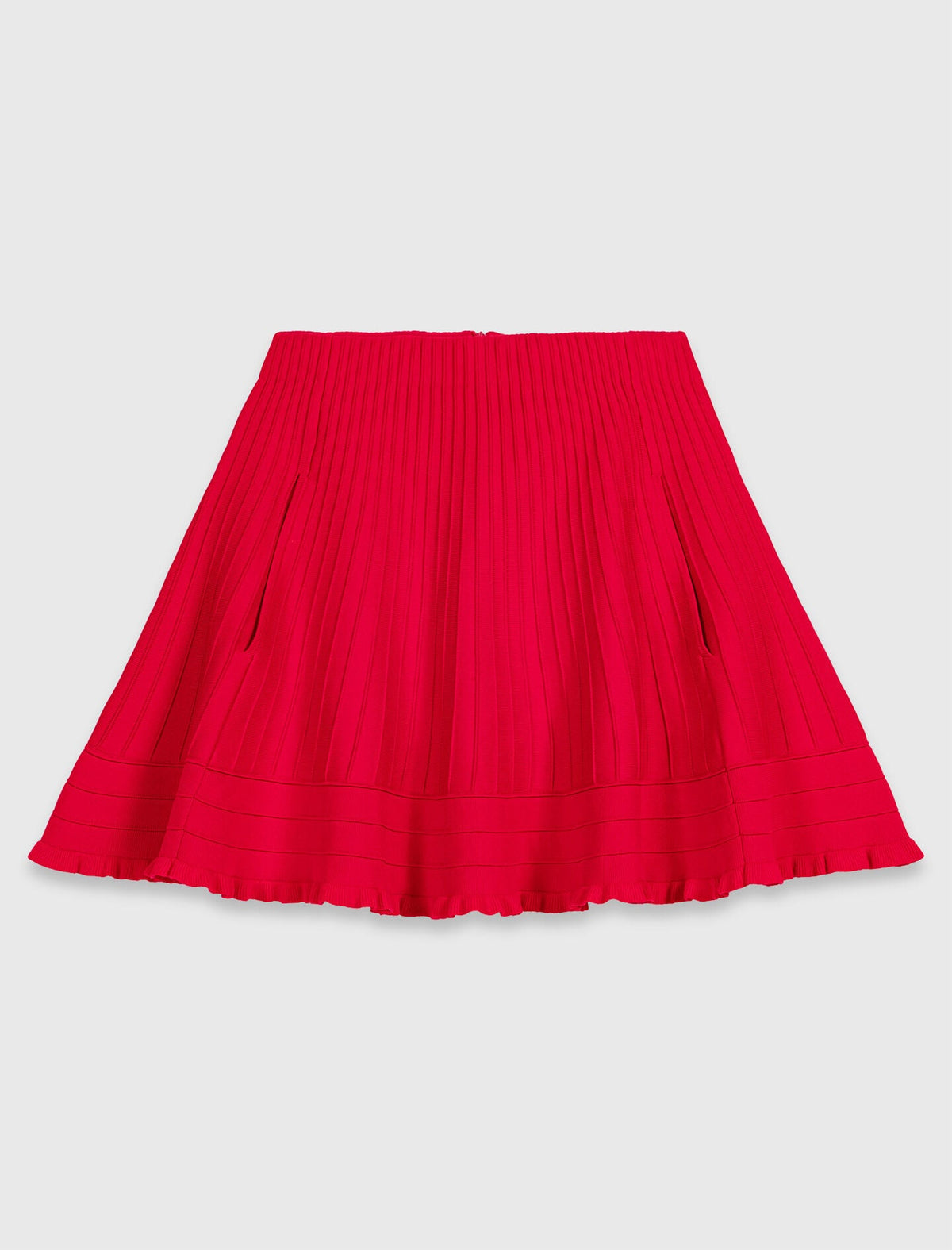 Compact knit short skirt | Maje