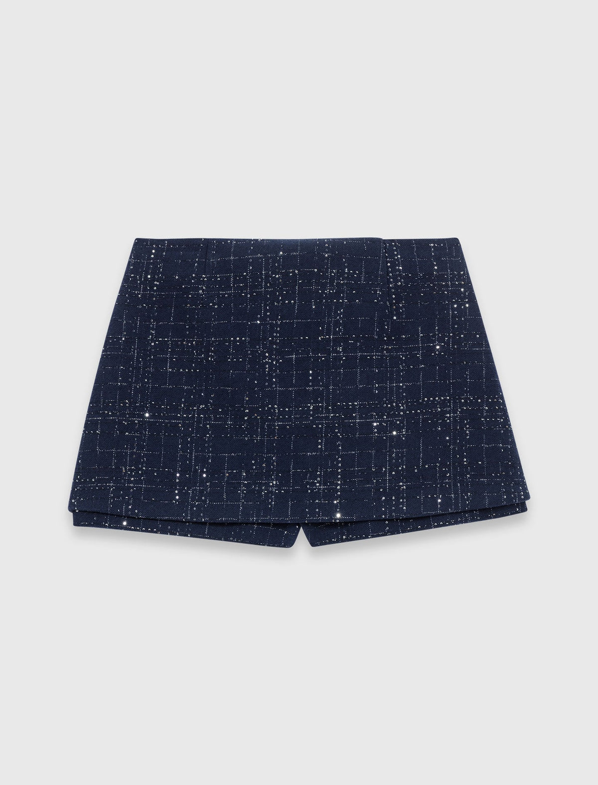 Layered effect embellished skort | Maje