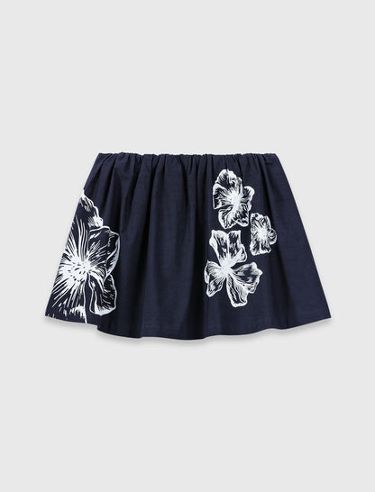 Short cotton skirt | Maje