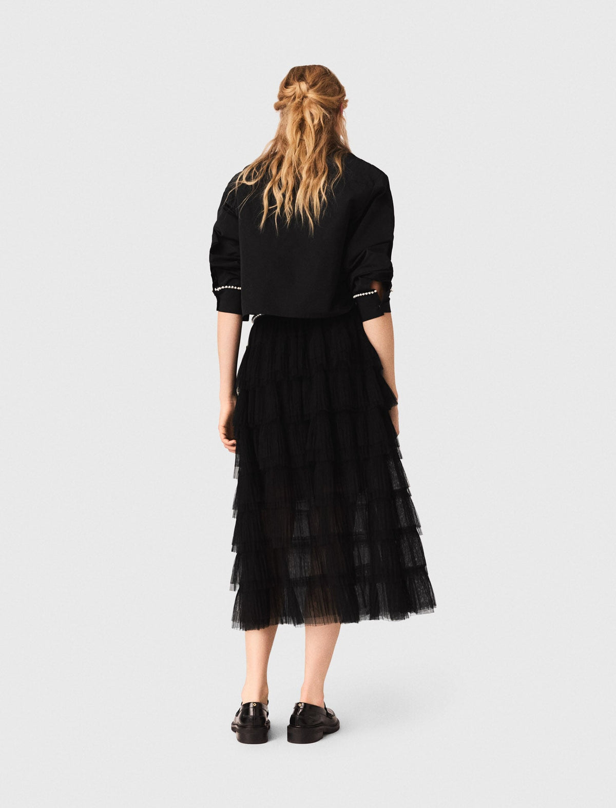 Tulle midi skirt | Maje