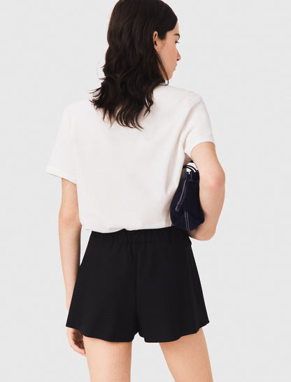 Layered-effect suit shorts | Maje
