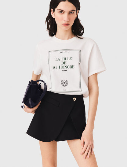 Layered-effect suit shorts | Maje