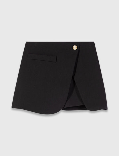 Layered-effect suit shorts | Maje