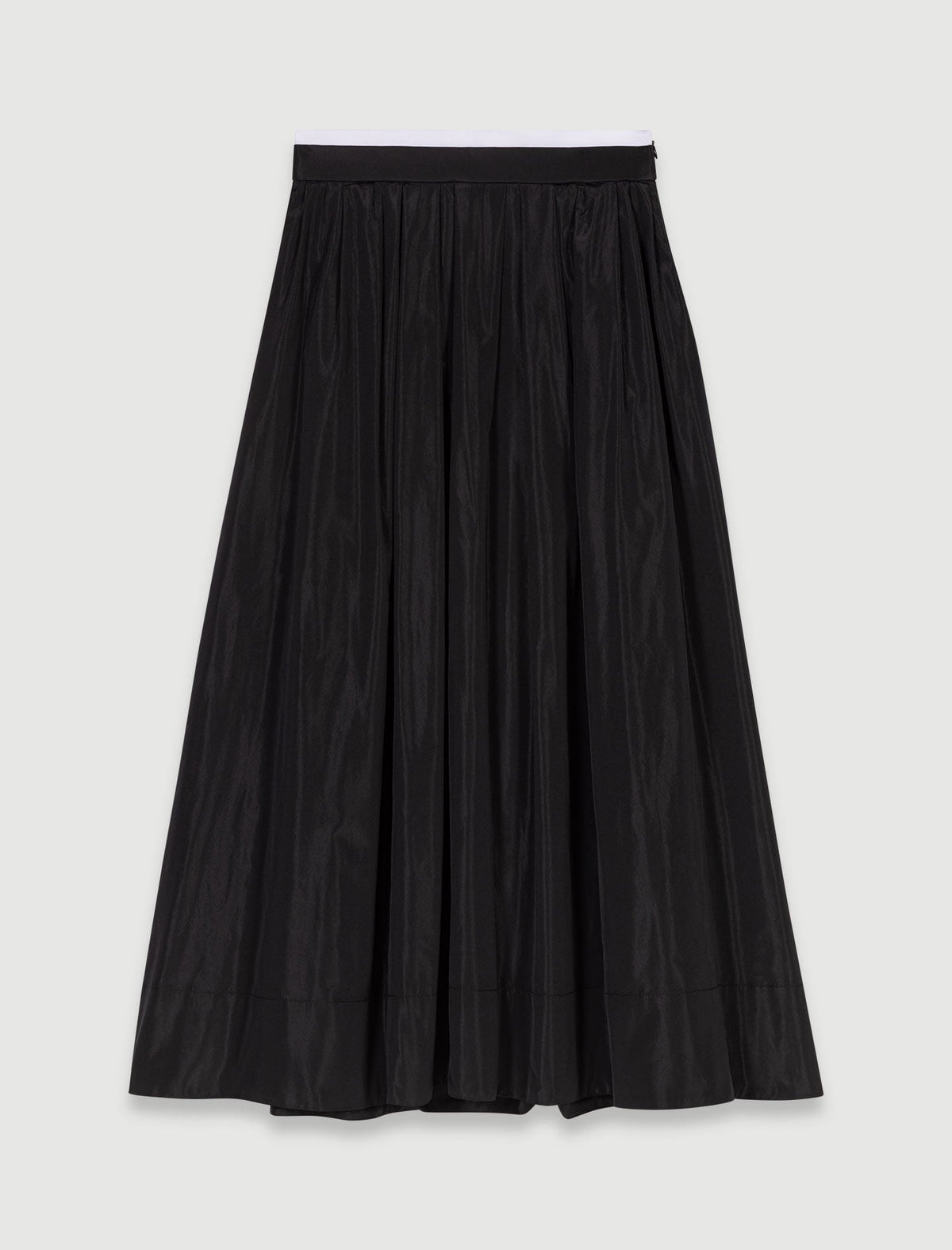 maxi skirt with contrast waistband | Maje