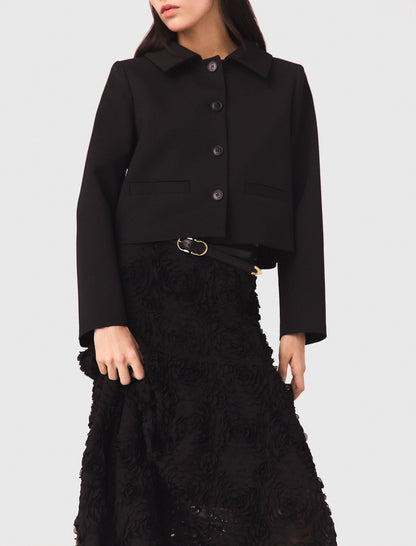 Long embroidered skirt | Maje