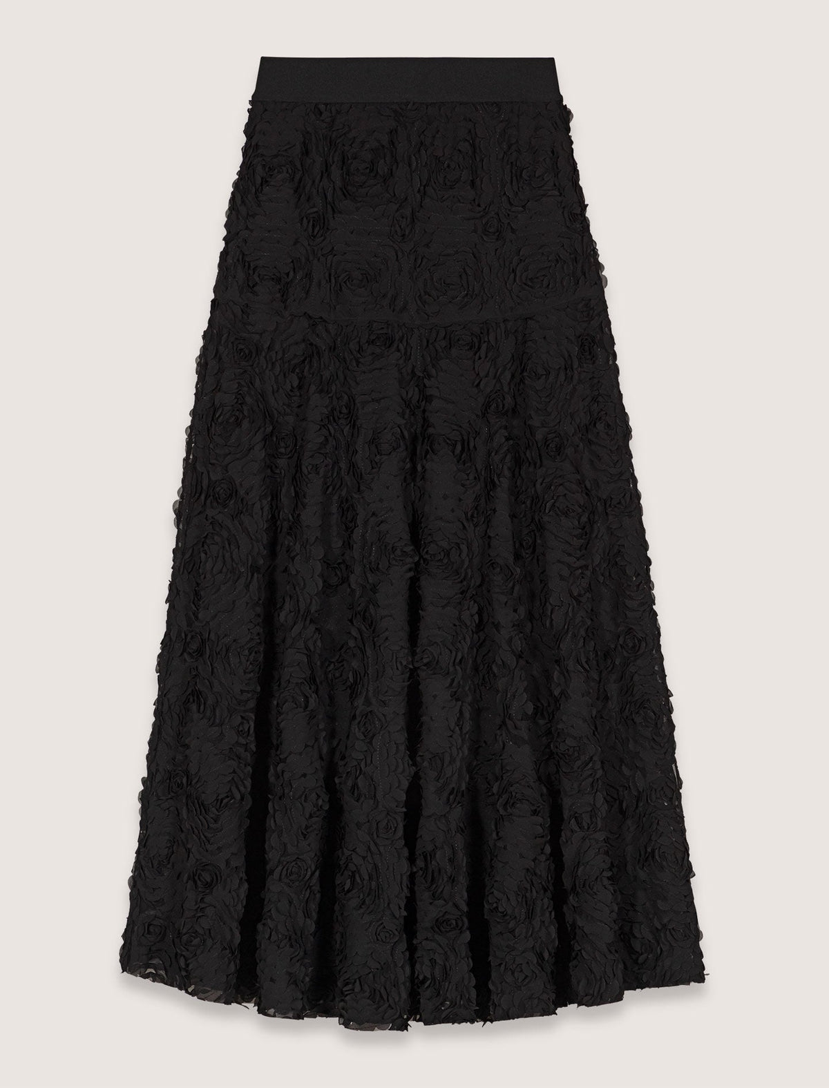 Long embroidered skirt | Maje