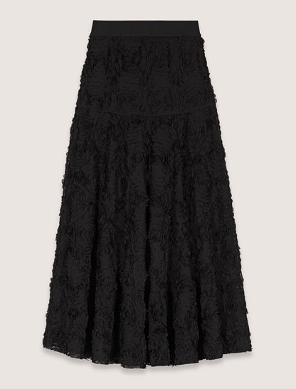 Long embroidered skirt | Maje