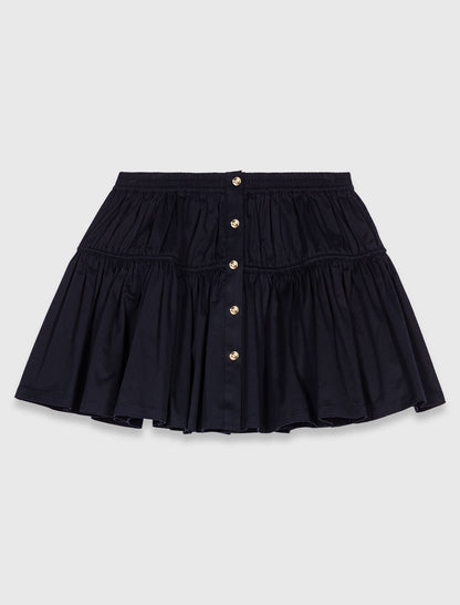 Mini elasticated waist skirt | Maje