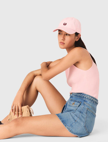 Braided denim shorts | Maje
