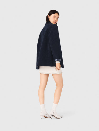 Leather & faux shearling jacket | Maje