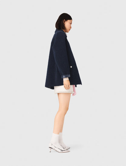 Leather & faux shearling jacket | Maje