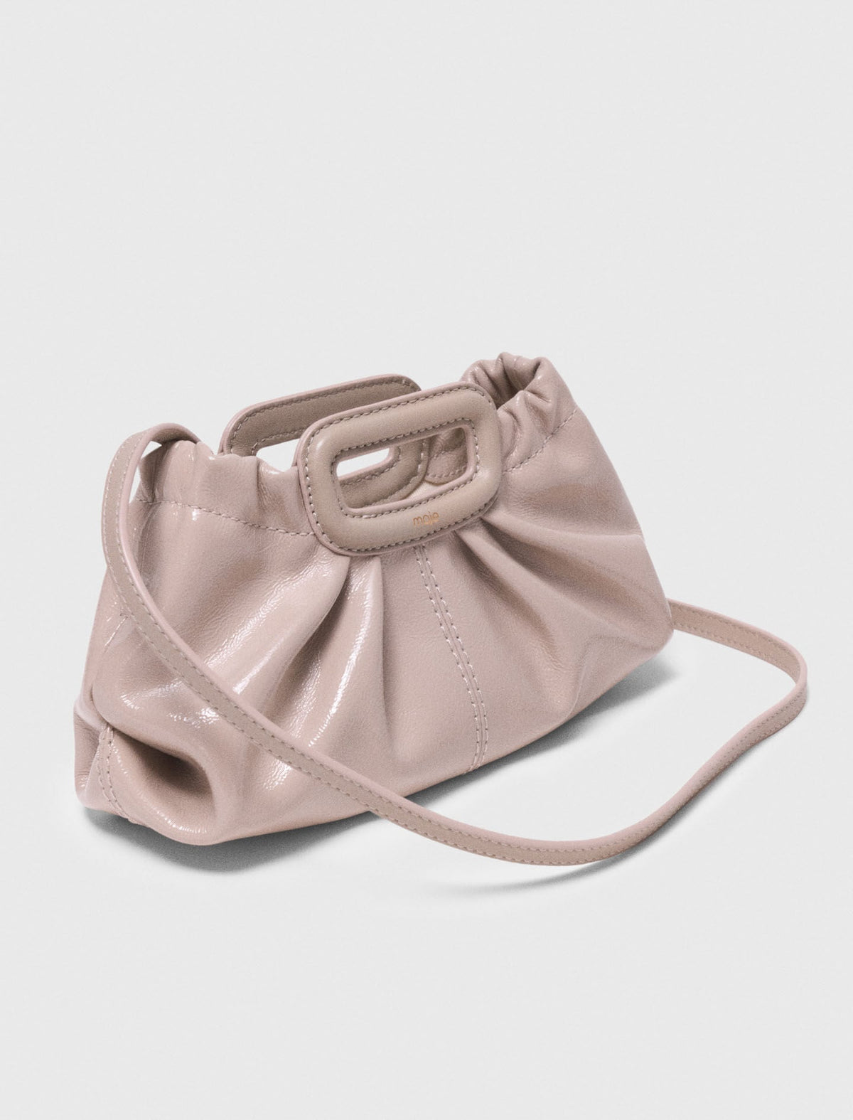 Naplak leather Milpli mini Clutch | Maje