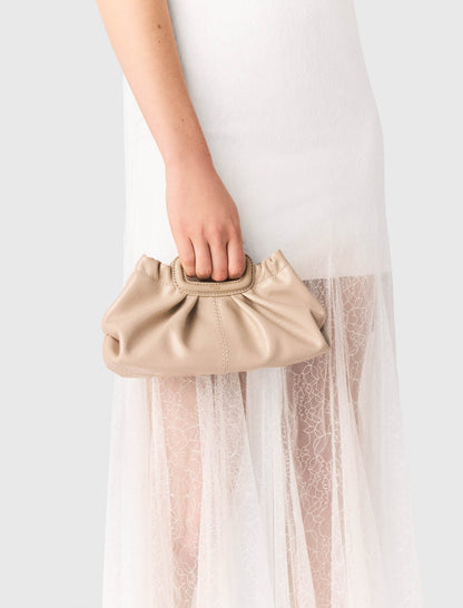 Naplak leather Milpli mini Clutch | Maje