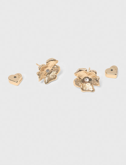 Flower stud earrings | Maje
