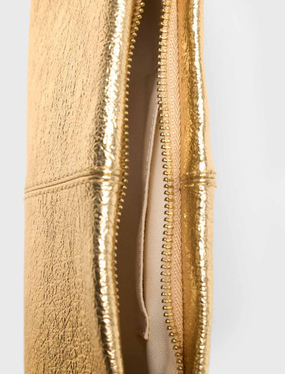 Miss M Metallic Pouch Bag | Maje