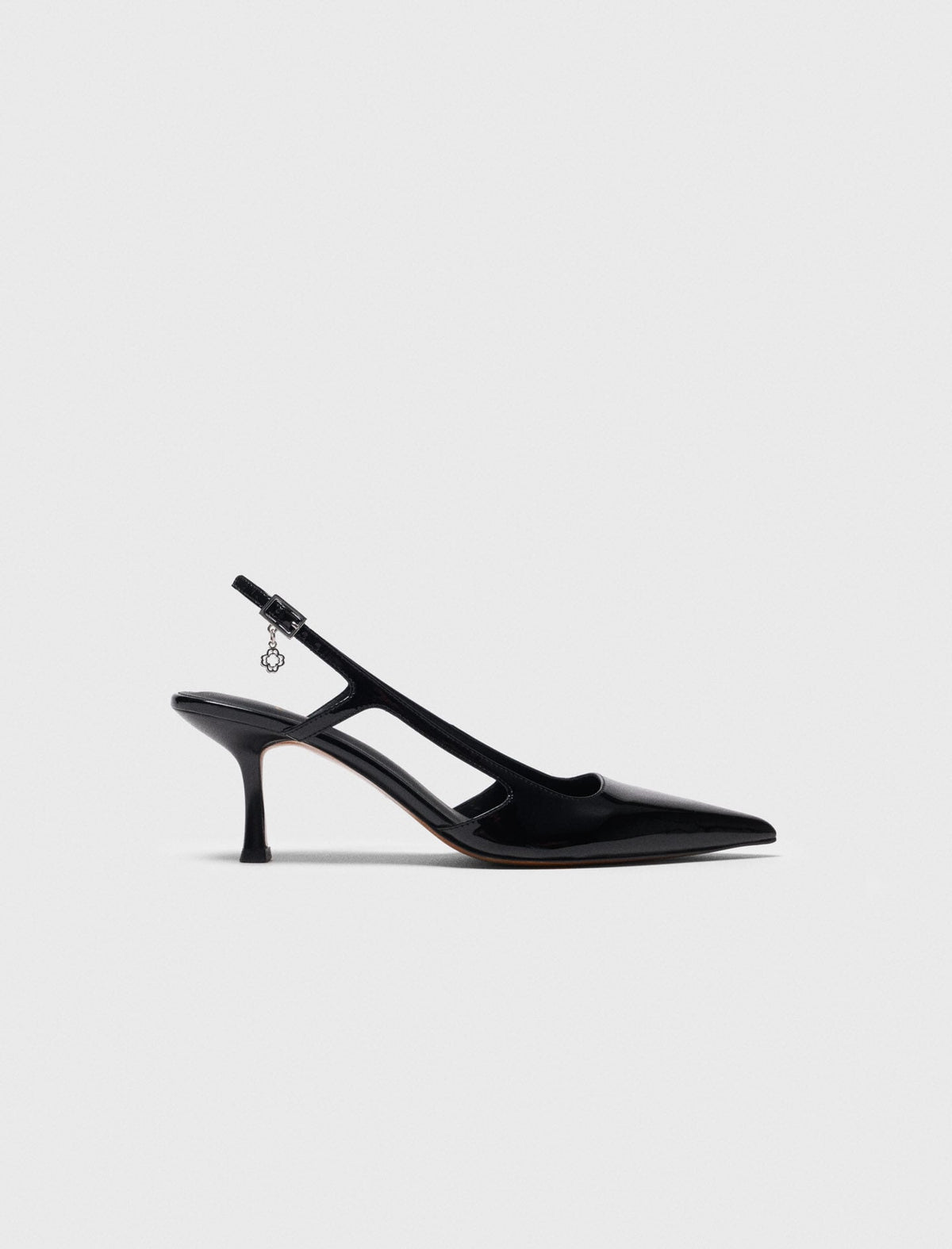 Patent leather slingback pumps | Maje