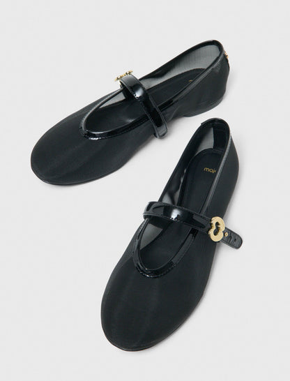 Mesh ballet flats | Maje