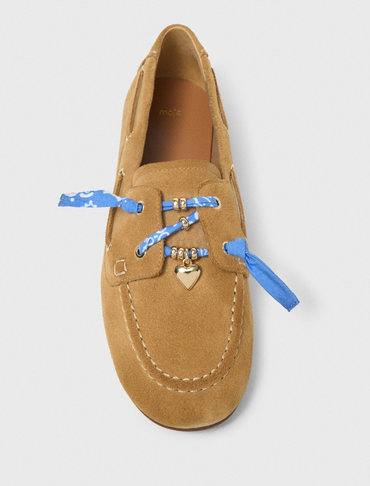 Suede boat shoes | Maje