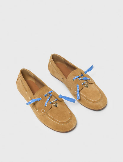 Suede boat shoes | Maje
