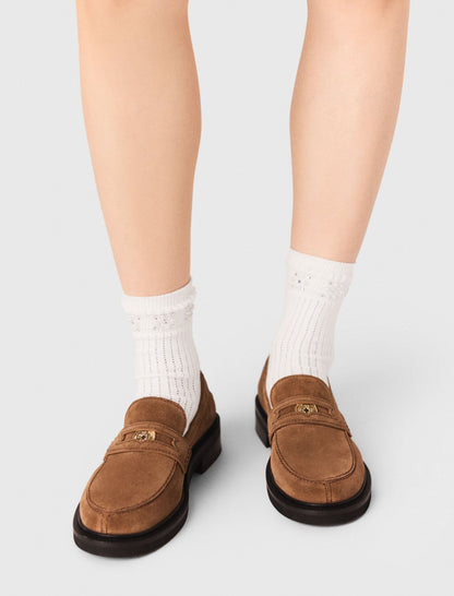 Suede loafers | Maje