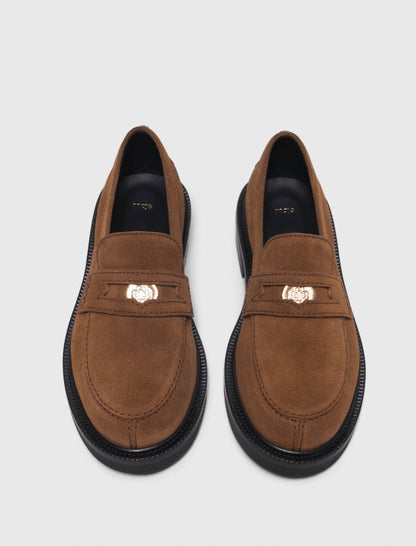 Suede loafers | Maje