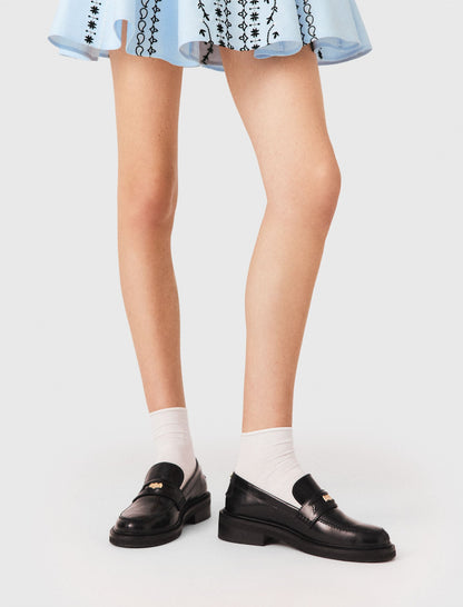 Leather loafers | Maje