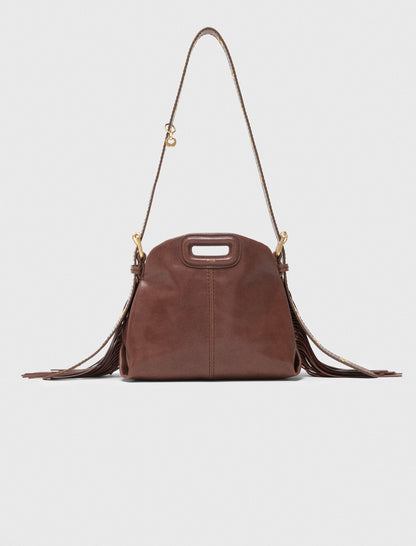 Miss M mini bag in vintage leather | Maje